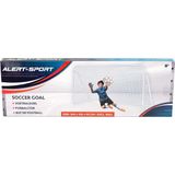 Alert Sport Voetbaldoel 240x150x90 cm Wit