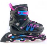 Alert Inline Skates Maat 39-42 Blauw/Roze/Zwart