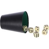 Dobbelbeker 9 cm Zwart/Groen