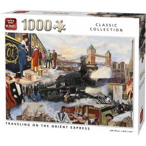 King Kerstmis-Trein-Orient Express Volwassenen Kerst 1000 stukjes