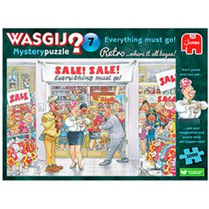 JUMBO 1110100018 Wasgij Mystery Retro 7 alles muss raus! 1000 Teile Puzzle