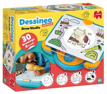 Jumbo - Dessineo - Hobbypakket - Leren Tekenen - Voor Kinderen Vanaf 4 Jaar