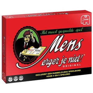 Mens Erger Je Niet - Bordspel - 2 tot 6 Spelers - Houten Pionnen