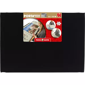 Puzzelmat Rol Voor Max 1500 Stukjes – Zwart Vilt, 89x61 Cm, Handig Voor Opberg En Vervoer
