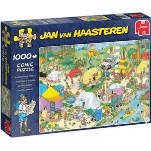 Jumbo 19086 Jan van Haasteren Camping im Wald 1000 Teile Puzzle