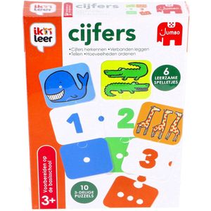 Jumbo - Ik Leer Cijfers - 3-delige Puzzels - Educatief Spel