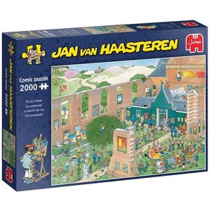 Jan van Haasteren De Kunstmarkt puzzel - 2000 stukjes