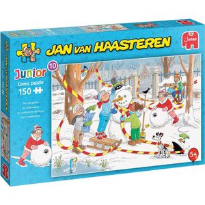 Jumbo - Jan van Haasteren Junior Puzzel - De Sneeuwpop - 150 Stukjes - Karton