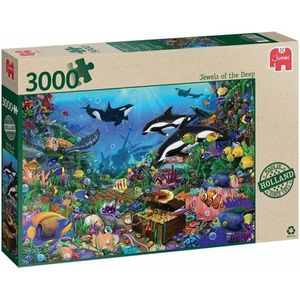 Jumbo Premium Collection Puzzel Jewels of the Deep - Legpuzzel - 3000 stukjes