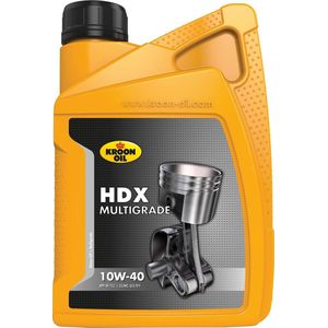 Kroon Oil - HDX 10W-40 - Motorolie - 1L - Hoogwaardige Basisoliën