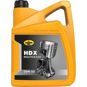 Kroon Oil - HDX 20W50 - Motorolie - 5L - Geschikt voor Benzinemotoren