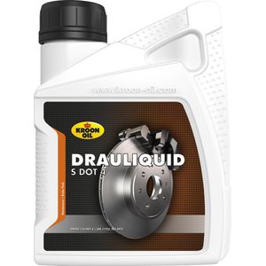 Kroon-Oil - Drauliquid-S DOT 4 - Remvloeistof - 1 Liter - Synthetisch