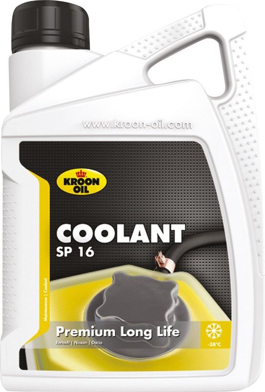 Kroon-Oil - SP 16 - Koelvloeistof - Geel - 1L