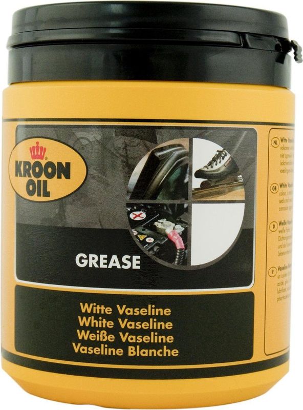 Kroon Oil - Witte Vaseline - 600 Gram - Sneeuwwit - Reuk- en Smaakloos