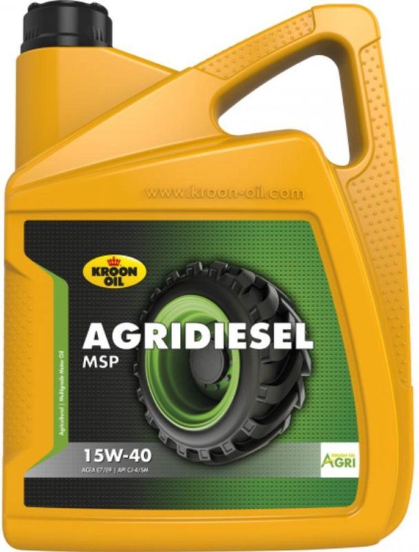 Kroon-Oil Agridiesel MSP 15W-40 - 35081 | 5 L can / bus