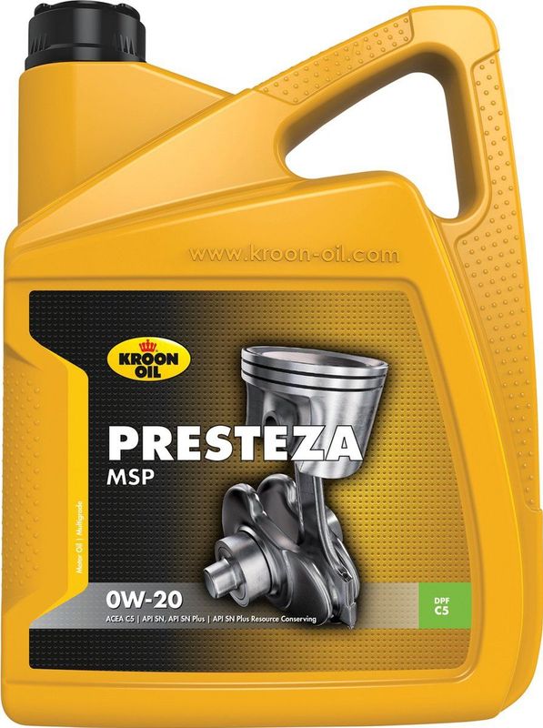 Presteza - MSP 0W-20 - Motorolie - Synthetisch - Brandstofbesparend