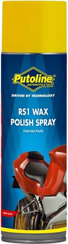 Putoline - RS1 Wax Polish Spray - Poetsmiddel - Transparant - Carnaubawas