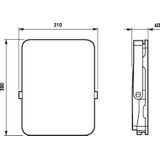 Philips Ledinaire LED Zwart