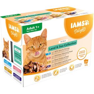 IAMS - Delights - Natvoer - Aarde en Zee - 4 Varianten