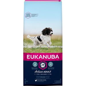 Eukanuba Adult Medium Breed Huhn - Sparpaket: 2 x 15 kg