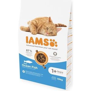 Iams Cat Adult - Vis & Kip - Kattenvoer - 10 kg
