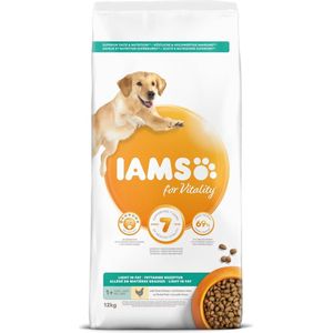 Iams for Vitality Adult Light in Fat hondenvoer