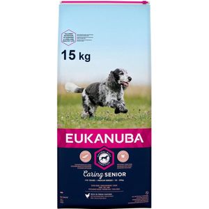 Eukanuba Caring Senior Medium Breed Kip - Hondenvoer - 15 kg