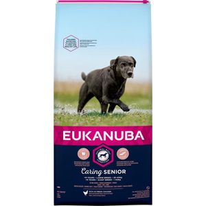 Eukanuba Caring Senior Large Breed Huhn - Sparpaket: 2 x 15 kg