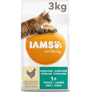 Iams Cat Adult Sterilised - Kip - 3 Kg