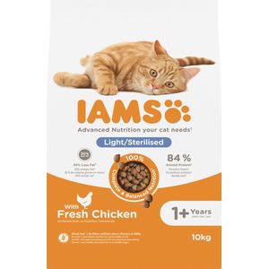 IAMS Advanced Nutrition Sterilised Cat mit Huhn - Sparpaket: 2 x 10 kg