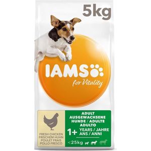 Iams Hond Volwassen-S/M Kip 5 kg