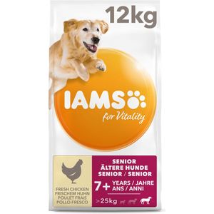 Iams Dog Senior Large Kip 12 Kg