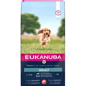 Eukanuba Adult Small & Medium Breed Zalm - Hondenvoer - 12 kg