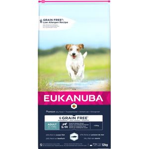 Eukanuba Adult Small Medium Grain Free Zeevis - Hondenvoer - 12 kg