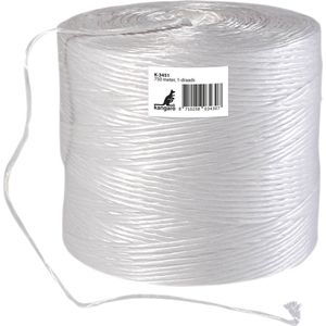 Kangaro touw - polypack - wit - 750 meter - K-3451