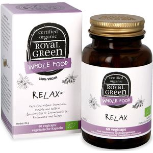 Royal Green - Rhodiola - Citroenmelisse - Saffraan - Gecertificeerd Biologisch