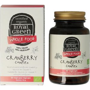 Royal Green - Cranberry Complex - Vegicaps - Rood - 60 Capsules - Vegan