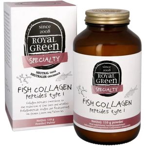 Royal Green - Fish Collagen Peptide Poeder - 110 Gram - 100% Zuiver Collageen