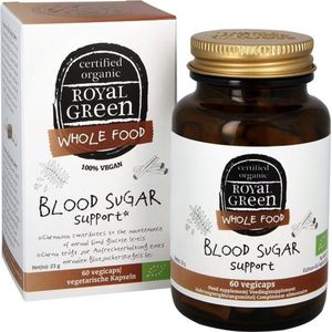 Royal Green - Blood Pressure Support - Voedingssupplement - Biologische Zwarte Knoflook - Rode Wijnstokblad - Olijfboomblad