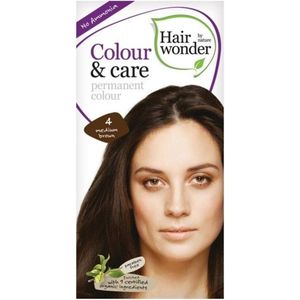 Hairwonder Colour & Care 4 - Medium Brownn - Haarverf