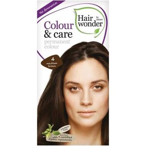 Hairwonder Colour & Care 4 Medium Brownn Haarverf