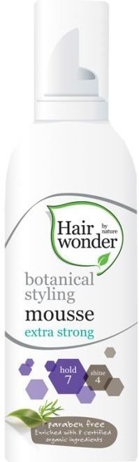 Hairwonder - Botanical Styling Mousse - Extra Strong - 200ml - Biologische Ingrediënten