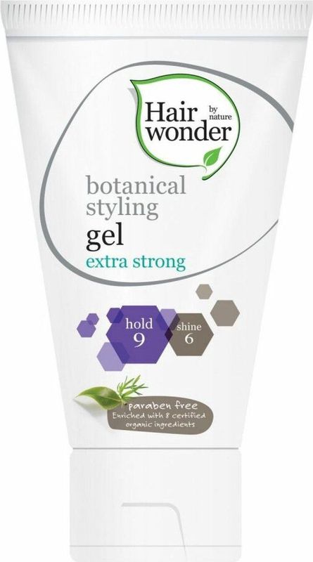 Hairwonder - Botanical Styling Gel - Extra Sterk - Wet Look Effect - Briljante Glans