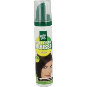 Hennaplus - Colour Mousse - Haarkleuring - Bruin - 150ml