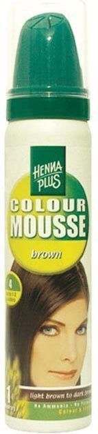 Hennaplus - Colour Mousse - Haarkleuring - Bruin - 150ml