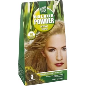 Hennaplus - Colour Powder - Haarkleuring - Golden Blond - 100% Natuurlijke Ingrediënten