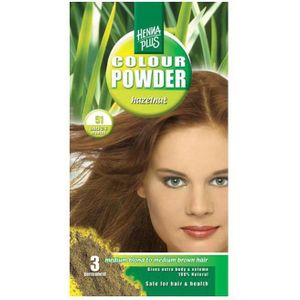 Hennaplus - Colour Powder - Haarkleuring - Hazelnut - 100% Natuurlijke Ingrediënten