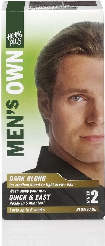 Hennaplus - Men's Own - Haarkleuring - Donker Blond - Ammonia Vrij