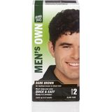 Hennaplus - Men’s Own - Haarkleuring - Donkerbruin - Ammonia Vrij