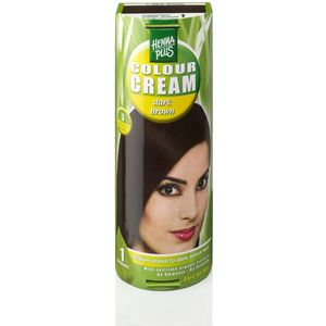 Henna Plus Colour Cream 3 Dark Brown, 60 ml